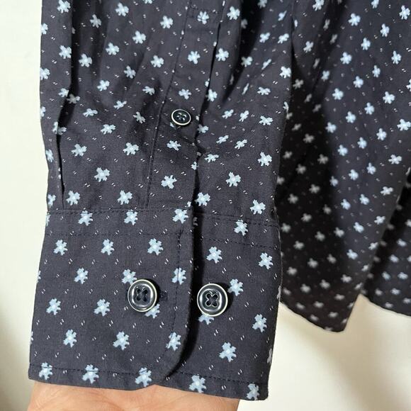 Rodd & Gunn Priestley Terrace Button Shirt Size M Navy Academia Office Career - Picture 4 of 7